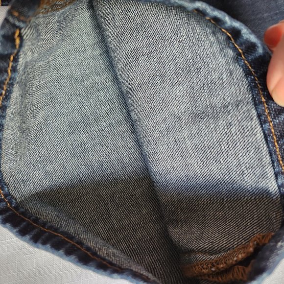 American Eagle Original Straight Leg Dark Indigo Jean Women (26/28) - Picture 15 of 16